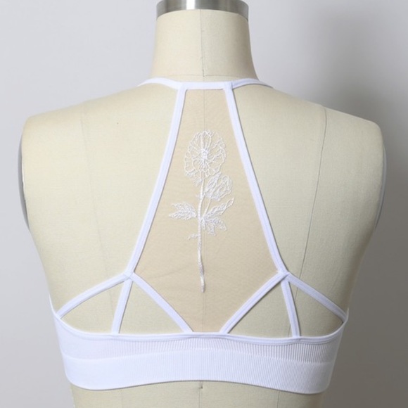 LAST 1 M/L New Design Back Mesh Racerback Bralette - Picture 7 of 8